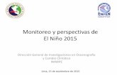 Monitoreo y perspectiva de El Niño 2015-2016