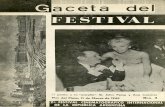 3º Festival - Gaceta Día 3 - 11 de Marzo de 1960