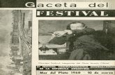 3º Festival - Gaceta Día 2 - 10 de Marzo de 1960