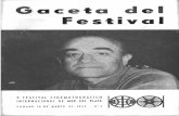 6º Festival - Gaceta Día 3 - 16 de marzo de 1963