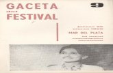 8º Festival - Gaceta Día 9 - 25 de marzo de 1965