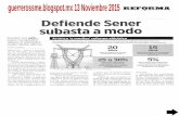Noticias del Sector Energético 13 Noviembre 2015