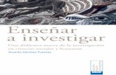 Enseñar a investigar, de Ricardo Sánchez Puentes