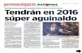 Tendrán en 2016 súper aguinaldo| El Senado paga en asesores 198 mdp