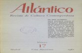 Atlántico : Revista de Cultura Contemporánea Num 17 1960