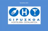 Hostelería Gipuzkoa en RRSS - Noviembre 2015
