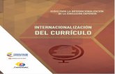 Internacionalización del currículo - Guías para la internacionalización de la educación superior
