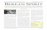 Berean Spirit no 10