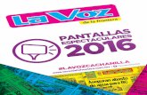 Media Kit 2016 - Pantallas Espectaculares La Voz de la Frontera
