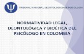 Presentacion normatividad legal deontologica y bioetica manual deontologico mayo 2012 min(1)
