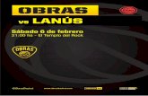 Guía de prensa Obras Basket vs. Lanús (6-2-2016)