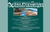 Actas Peruanas de Anestesiología vol 21 num 3