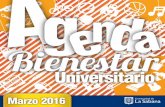 Agenda Bienestar Universitario Marzo 2016