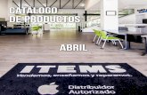 ITEMS / Catálogo de Productos abril
