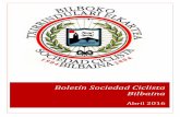 Boletín abril 2016 SC Bilbaina