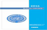 Boletín ONUBIB 1 2016