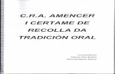 CRA Amencer (Ribadavia) - Recollas da tradición oral