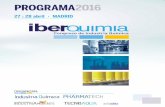 Iberquimia 2016 programa catalogo