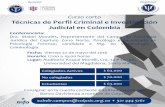 Curso corto Técnicas de Perfil Criminal e Investigación Judicial en Colombia