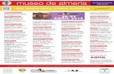 MUSEO DE ALMERÍA: Programación de actividades mes de abril de 2016