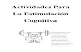 Actividades para la estimulación cognitiva