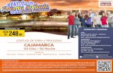 VIAJE DE PROMO SOÑADO | Cajamarca 03 Dias / 02 Noches