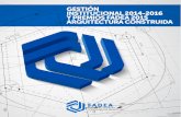 Gestion Institucional FADEA 2014-2016