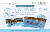 Holiday Camp - Agosto 2016 - World & Sports tour