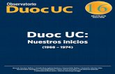Duoc UC Nuestros Inicio (1968 - 1974)