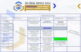 Cronograma de actividades XX CREAL Untels