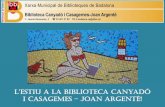 Estiu a la Biblioteca Canyadó i Casagemes - Joan Argenté (Juliol 2016)