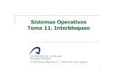 Sistemas Operativos Tema 11. Interbloqueo
