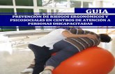PREVENCIÓN DE RIESGOS ERGONÓMICOS Y PSICOSOCIALES ...