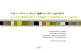 Gramática descriptiva del español Fonología y fonética