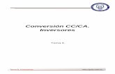 Tema 6. Conversión CC/CA. Inversores