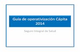 Guía de operativización Cápita 2014 - SIS