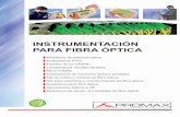 INSTRUMENTACIÓN PARA FIBRA ÓPTICA Catálogo ICT-2 con ...