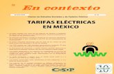 Tarifas eléctricas en México