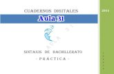 Sintaxis Bachillerato â€“ 2 / Oraciones resueltas