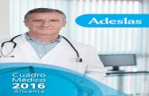 Cuadro Médico Privado Alicante 2016