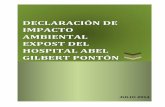 DECLARACIÓN DE IMPACTO AMBIENTAL EXPOST DEL ...