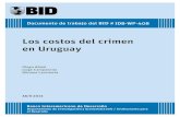 Los costos del crimen en Uruguay