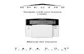 1640H Teclado LCD con Iconos: Manual del Usuario
