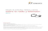 Estudio de Actitudes, Hábitos y Opinión sobre la Radio y Televisión ...