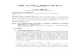 Seismic Code Evaluation Form - Colombia