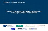 CURSO DE PSICOLOGIA CRIMINAL Y PSIQUIATRIA FORENSE