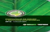 portafolio de bienes y servicios sostenibles 2013 - colombia