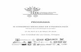 Programa del IX Congreso Mexicano de Etnobiología