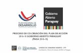 Presentación de OGP. PAGA 2016-2018 a cargo de Santiago García. Secretaria Técnica de Planificación.