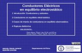 Tema 4. Conductores Eléctricos en Equilibrio Electrostático